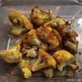 El cooksnap de C cuando hizo Coliflor especiada al horno.