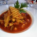 El cooksnap de Zaida TC @alquimiasfood cuando hizo 76. Callos con setas y garbanzos (principal carne).