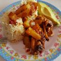 El cooksnap de Fausto Montañez cuando hizo Guisado de pollo con papas y zanahorias.