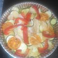 El cooksnap de Laura Cano cuando hizo Merluza al horno cubierta de vegetales.
