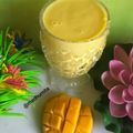 Madhumita Saha's cooksnap of when they made ম‍্যাঙ্গো লস‍্যি (mango Lassi recipe in Bengali).