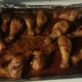 Leanna Spencer's cooksnap of when they made Baked Honey Glazed Chịcken Drumsticks.