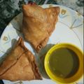 Reena Sharma का कुकस्नैप जब उन्होंने समोसे (samose recipe in Hindi) बनाया था।