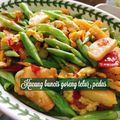 Cooksnap Mahadiah semasa beliau membuat Kacang Buncis Goreng Telur.