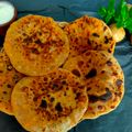 Priyangi Pujara's cooksnap of when they made આલુ ફૂદીના પરોઠા.