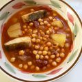 El cooksnap de ni.uman cuando hizo Potaje de garbanzos y bacalao al estilo de mi pueblo.