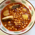 El cooksnap de ni.uman cuando hizo Potaje de garbanzos y bacalao al estilo de mi pueblo.