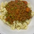 Cookingwithseki 's cooksnap of when they made Minced meat vegetable sauce.
