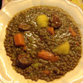 El cooksnap de Irene-Guirao cuando hizo Lentejas guisadas con chorizo.