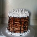El cooksnap de Valentin cuando hizo Torta Rogel.