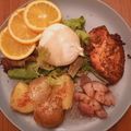 Anjana Balakrishnan's cooksnap of when they made Burrata with prosciutto, honey-poached apple, and walnuts.
