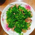 Cooksnap của Mika NaNa khi họ làm theo món Bò Xào Hoa Thiên Lý