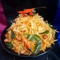 Tripti Malakar's cooksnap of when they made ঝুরি আলুভাজা(Jhuri aloo bhaja recipe in Bengali).
