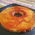 El cooksnap de Emilia Ramallo cuando hizo Flan de coco.