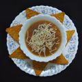 Jigisha Modi's cooksnap of when they made ટોમેટો મેક્સીકન સુપ (Tomato Mexican Soup Recipe In Gujarati).