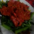Cooksnap dari Taty Anwar untuk resep Rujak kangkung
