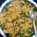 Eity Tripathi's cooksnap of when they made बेसन सूजी ढोकला # ठंडा ठंडा.