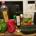 El cooksnap de Nicole Dubois cuando hizo Gazpacho andaluz.