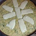 El cooksnap de Vanesa Pirez cuando hizo Fainá de zapallitos.
