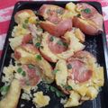 El cooksnap de Maria Paz Dominguez/ @pacitamama en instagram cuando hizo Papas aplastadas.