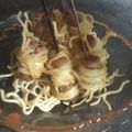 Cooksnap dari desiiwulansarisathu sachio untuk resep Sate sosis gulung mie telor