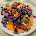 El cooksnap de Daniel González cuando hizo Ensalada templada de lombarda y naranja.