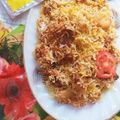 Ghazala Israr's cooksnap of when they made Shahi Rangeen Biryani.