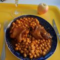 El cooksnap de Carlos Muñiz A Iglesias cuando hizo Manitas de cerdo con garbanzos en olla express.