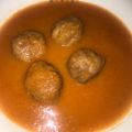 El cooksnap de Mónica cuando hizo Albóndigas.