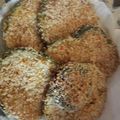 El cooksnap de Vicky cuando hizo Milanesas de zapallito.