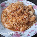 El cooksnap de Cristina Blázquez cuando hizo Arroz caldoso con vieiras.