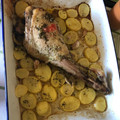 El cooksnap de Jesús cuando hizo Pierna de cordero lechal al horno.