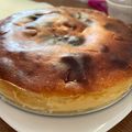 El cooksnap de Raúl Alonso cuando hizo Tarta de yogur griego en freidora de aire, Cosori de 4,7 litros.