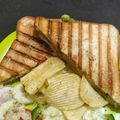 Kajal Ankur Dholakia's cooksnap of when they made વેજ ગ્રીલ સેન્ડવીચ (Veg. Grill Sandwich Recipe In Gujarati).
