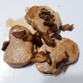 El cooksnap de Laura cuando hizo Pollo con champiñones y salsa de soja y miel.