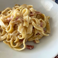 El cooksnap de Marieta cuando hizo Espaguetis con nata y bacon.