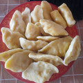 Cooksnap dari alesha arsyila untuk resep PEMPEK DOS (Pempek tanpa 🦈) Empuk, kenyal, krispi di luar lembut di dalam, tidak alot
