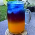 Cooksnap dari Devalesha Kitchen untuk resep Orange Galaxy Blue