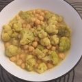El cooksnap de Susana cuando hizo Curry suave de garbanzos con brócoli.