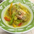 Cooksnap dari nitttnottt untuk resep Kakap merah kuah kuning