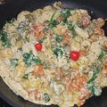 El cooksnap de Sr Rul cuando hizo Pasta con pollo.