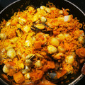 El cooksnap de monica cm cuando hizo Fideuá con preparado de marisco.