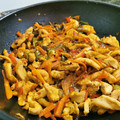 El cooksnap de Juanma cuando hizo Pollo y verduras con salsa de soja.