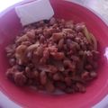 El cooksnap de Fathy Padilla cuando hizo Frijoles con longaniza.
