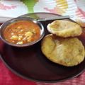 Geeta Khurana का कुकस्नैप जब उन्होंने बेड़मी पूरी और आलू झोल (bedmi puri aur aloo jhol recipe in hindi) बनाया था।