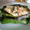 Cooksnap dari Leni Novia Sanusi untuk resep Nasi bakar telur asin, teri, jamur dan kemangi