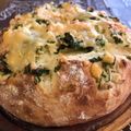 El cooksnap de Cami 🏔 cuando hizo Pan de ajo con Queso.