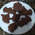 El cooksnap de Aarón Brun cuando hizo 27.🍪Galletas de vainilla y chocolate para Halloween🕸👻.