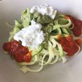 El cooksnap de jmdkas cuando hizo Espaguetis de calabacín con pesto de aguacate.