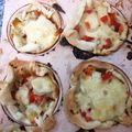 El cooksnap de Paz Bonilla cuando hizo Tarteleta caprese.